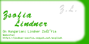 zsofia lindner business card